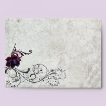 Black Lace Wedding Envelope envelopes