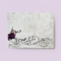 Black Lace Wedding envelopes