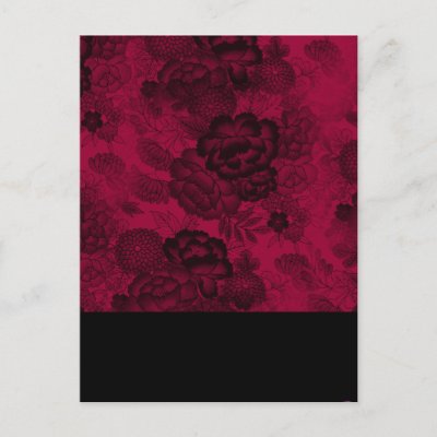 Black And Red Background. Black Lace With Dark Red