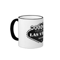 BLACK Las Vegas Sign Ringer T Mug by vegasdusoleil BLACK Las Vegas Sign Ringer T Mug