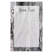 Black Lava Texture personalizable writing paper Customized Stationery