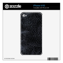 Black leather iPhone 4 skin