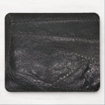 Black Leather Look Texture Mousemat mousepads