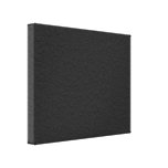 Black Leather Textured Canvas Print