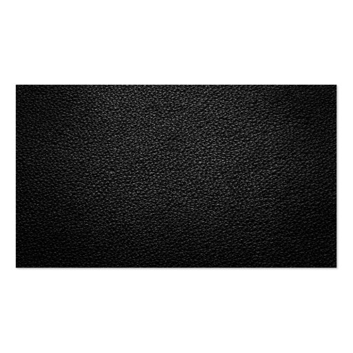 Black Leather Textures For Background Business Card Template (back side)