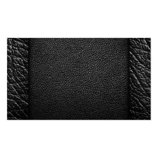 Black Leather Textures For Background Business Card Template (front side)