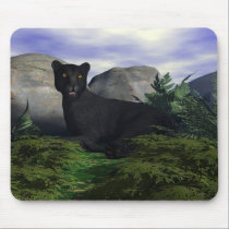 Black Leopard Mousepad mousepads