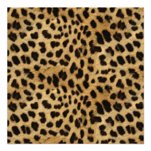 Black Leopard Photo Sweet 16 Birthday Party Custom Invitation