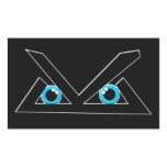 Black Level Logo Rectangular Sticker