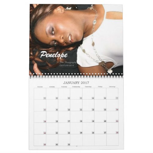 Black Light Beauties Calendar Zazzle