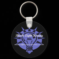 Black Light Beauty Keychain by BlackLightEnt Black Light Beauty Keychain
