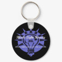 Black Light Beauty Keychain