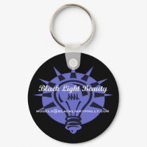 Black Light Beauty Keychain by BlackLightEnt Black Light Beauty Keychain