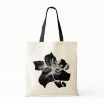 Black Lily Canvas Bags