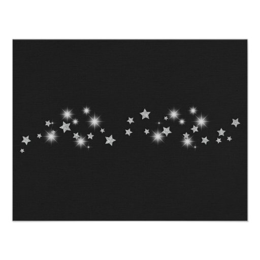 Black Limo Movie Star Sweet 16 Party Announcements