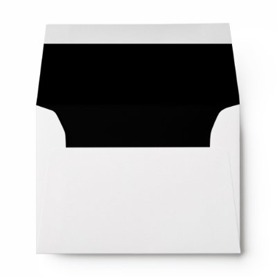 Black Lined A6 Envelopes by Ladiebug