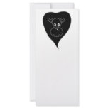 Black Lion Cartoon Rack Cards
