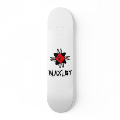 BLACK LIST stock Skateboard Decks by severin443