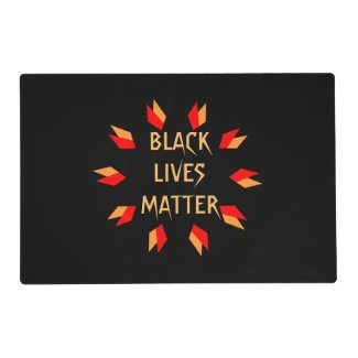 Black Lives Matter Laminated Placemat