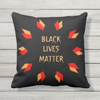 Black Lives Matter Outdoor Pillow
