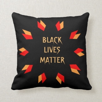 Black Lives Matter Throw Pillow