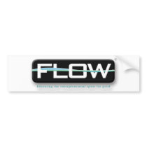 Black Logo Bumper Sticker bumper stickers by flowadmin Black Logo Bumper Sticker bumper stickers