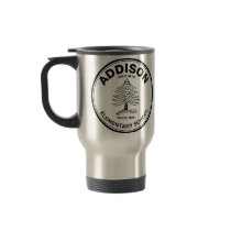 Black logo coffee mug