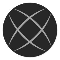 Black Logo Sticker