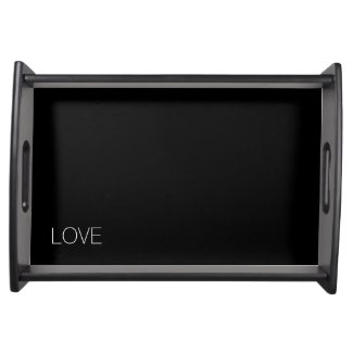 BLACK LOVE-The black series Serving Tray