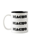 Black Macho Customizable Mug mugs