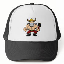 Black Mad Viking Trucker Hats