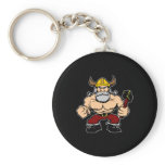 Black Mad Viking Key Chain