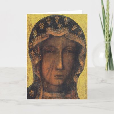 Black Madonna Painting