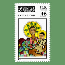 Black Madonna stamps