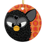 Black Magic Furby Christmas Ornaments