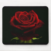 Black-Magic-rose Mouse Pad
