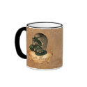 Black Magic Skull mugs by GothicArt Black Magic Skull mugs