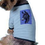Black Mammoth Donkey Portrait Dog Clothes