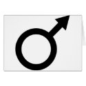 black man male sign icon cards