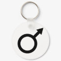 black man male sign icon keychains