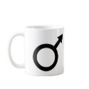 black man male sign icon mugs