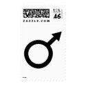 black man male sign icon postage