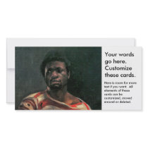 Black man portrait Othello painting Lovis Corinth Photo Greeting Card