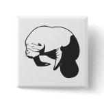 Black Manatee Pins