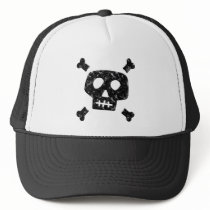 Black Marble Skull hats by mikaushop Black Marble Skull hats