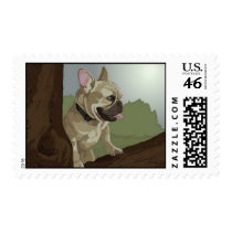 Black Masked French Bulldog stamps