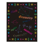 Black  Math Poster