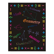 Black Math Poster posters by compugraphd Black Math Poster posters