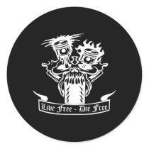 Black Mc Pistons Live Die Free stickers