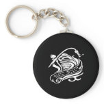 Black Mc Ride Hard Die Free keychains